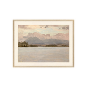 Hudson River School - Lake Katahdin 1870 - 18"x14"