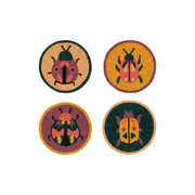 Beaded Amulet Coasters Set of 4