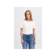 Cella Tee in Cloud Dancer by ICHI