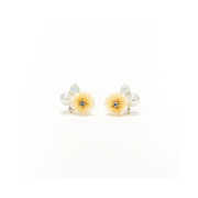 Sweetpea Stud Earrings in Ivory by Lover's Tempo