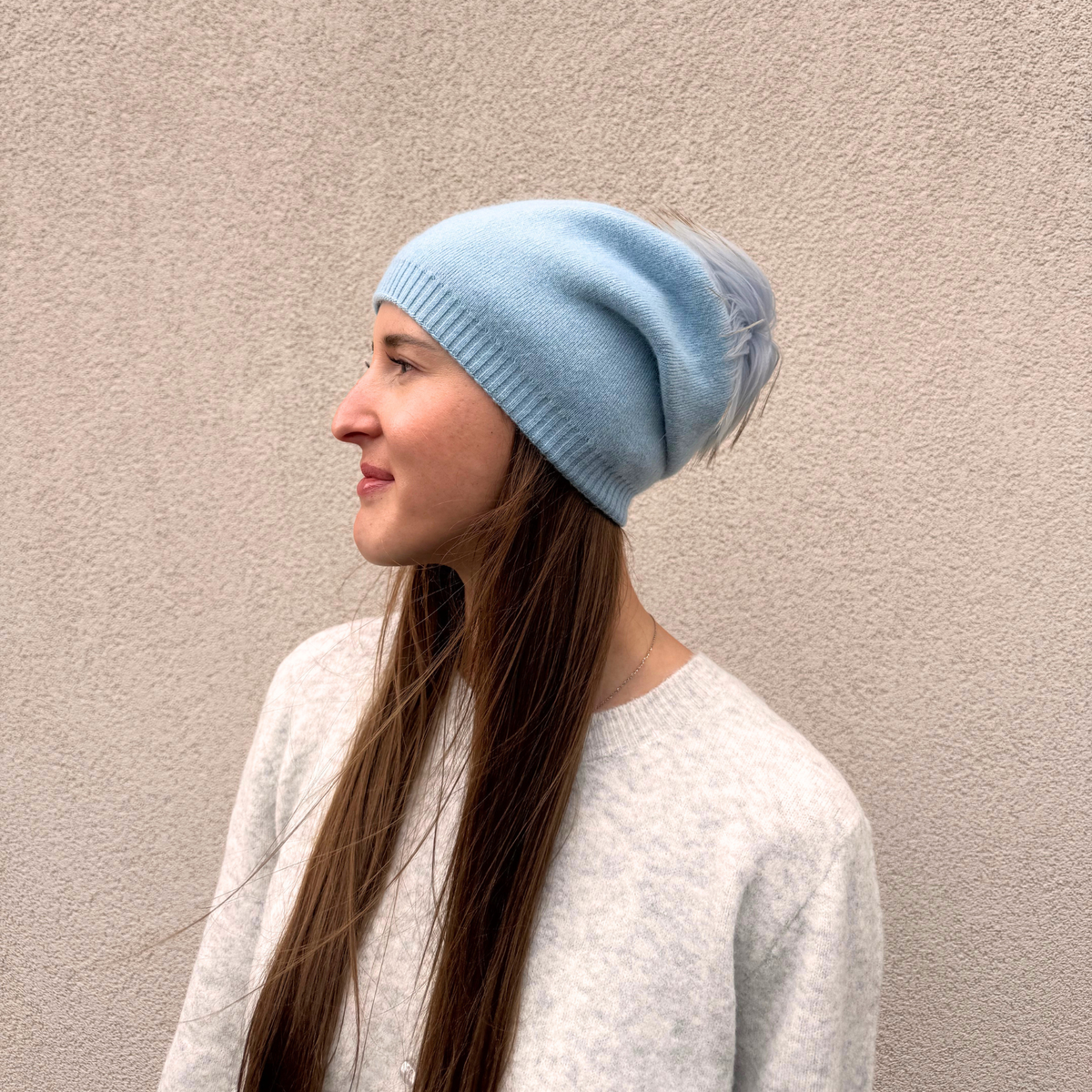 Evelyn Beanie in Sky by PNYC