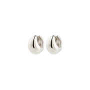 Free Hoop Earrings in Silver by Pilgrim