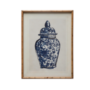 Blue & White Pottery Print Large A