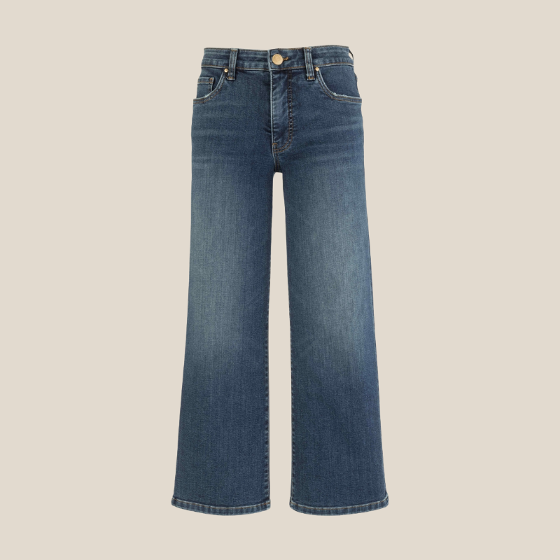 Charlotte Wide Leg High Rise with Fab Ab in Consul by Kut from the Kloth