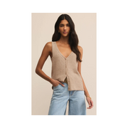 Mage Sweater Vest in Natural by Z Supply