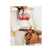 Graphic Camden Sweater in Sardine Combo by Free People