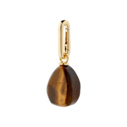 Tiger Eye Charm in Gold by Pilgrim