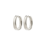 Kayden Hoop Earrings in Silver by Pilgrim