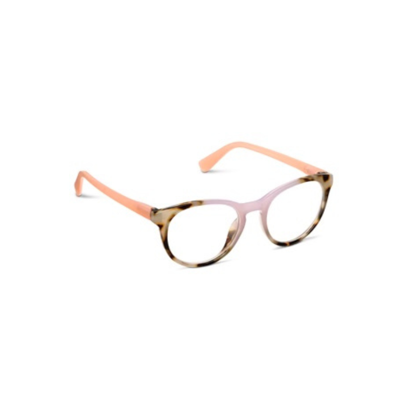 Peepers Bluelight Readers in Ember Chai Tortoise Pink