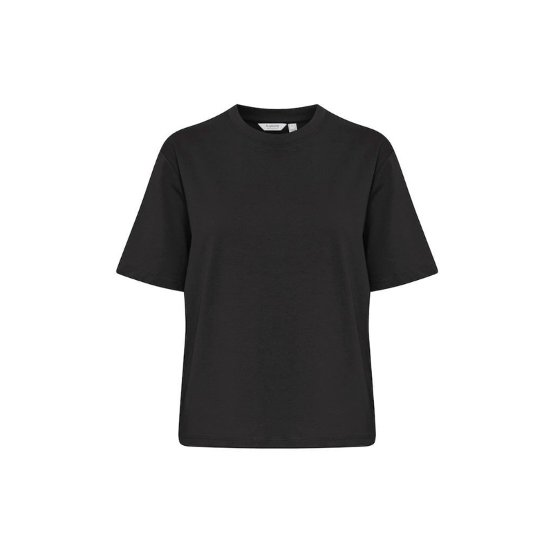 Trollo Crew Neck T-Shirt in Black by b.young