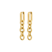 Phase Earrings in Gold by Pilgrim