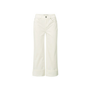 Mid Waist Denim in Pure White by YAYA