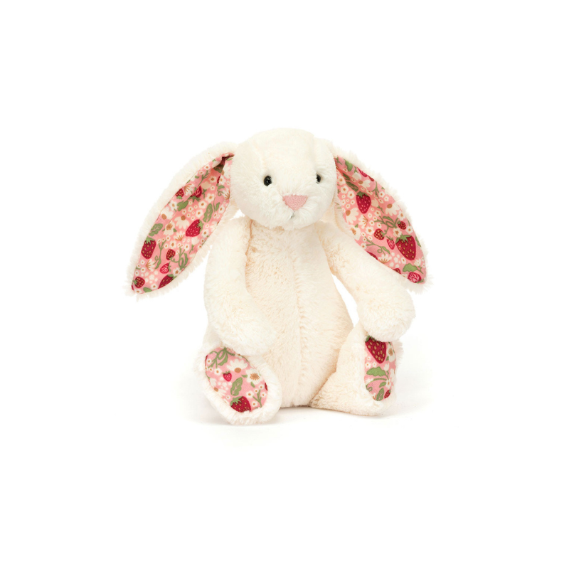 Jellycat Blossom Cream Bunny 'Berry' Little