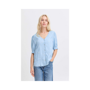 Kosmo Shirt in Light Blue Denim by b.young