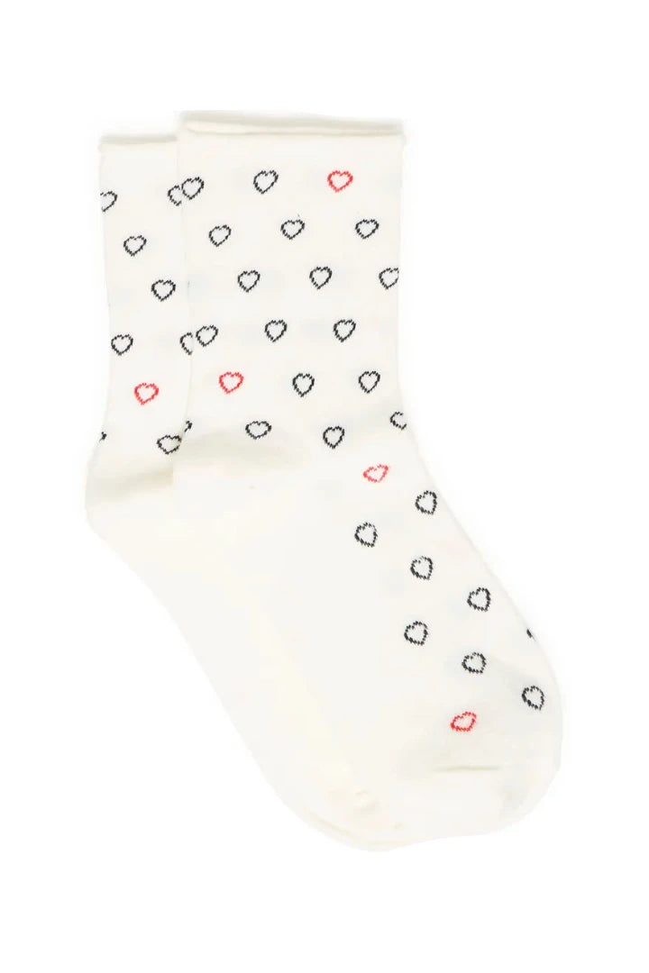 Alma Sock in Cloud Dancer by ICHI