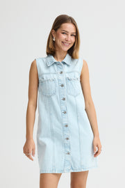 Pammi Denim Dress by ICHI