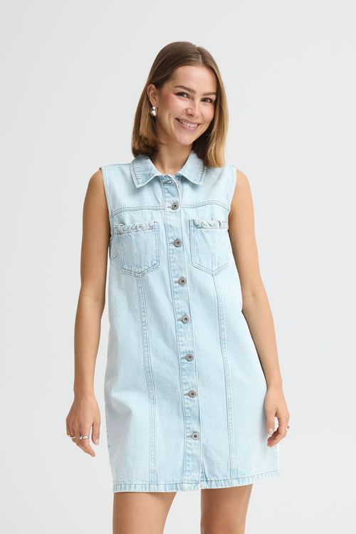 Pammi Denim Dress by ICHI