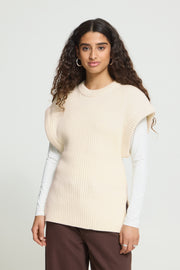 Aerin Shortsleeve Knit Top by ICHI
