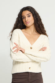 Harper Cardigan in Birch by ICHI