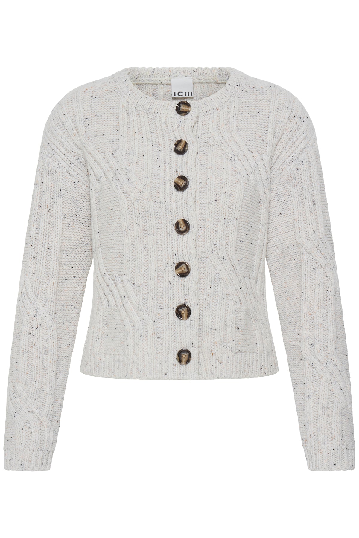 Astas Cardigan in Creme Brulee by ICHI