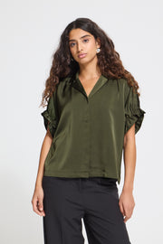 Letta Shirt in Forest Night by ICHI