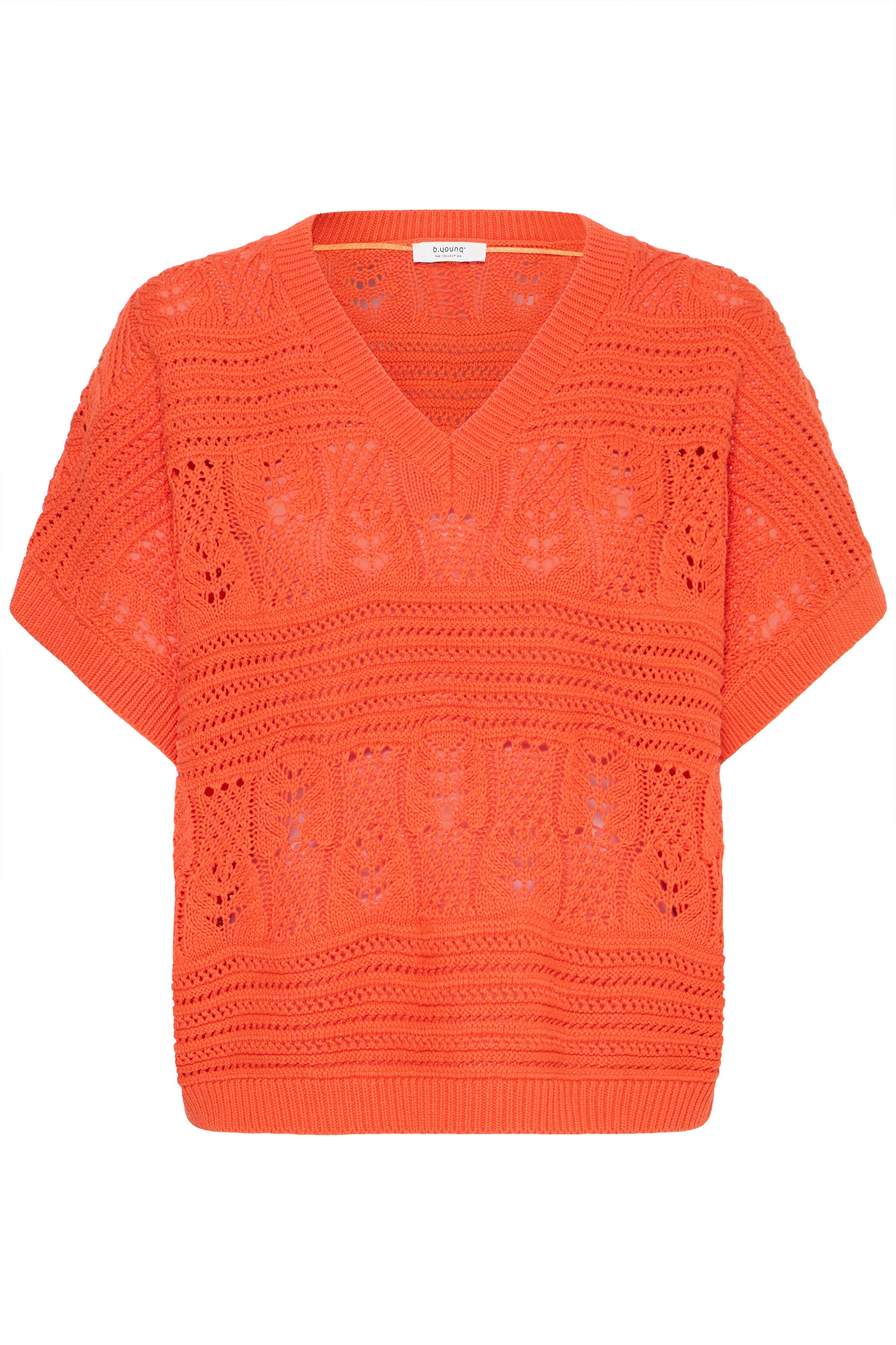 Nero V-Neck Pullover in Fiesta by b.young