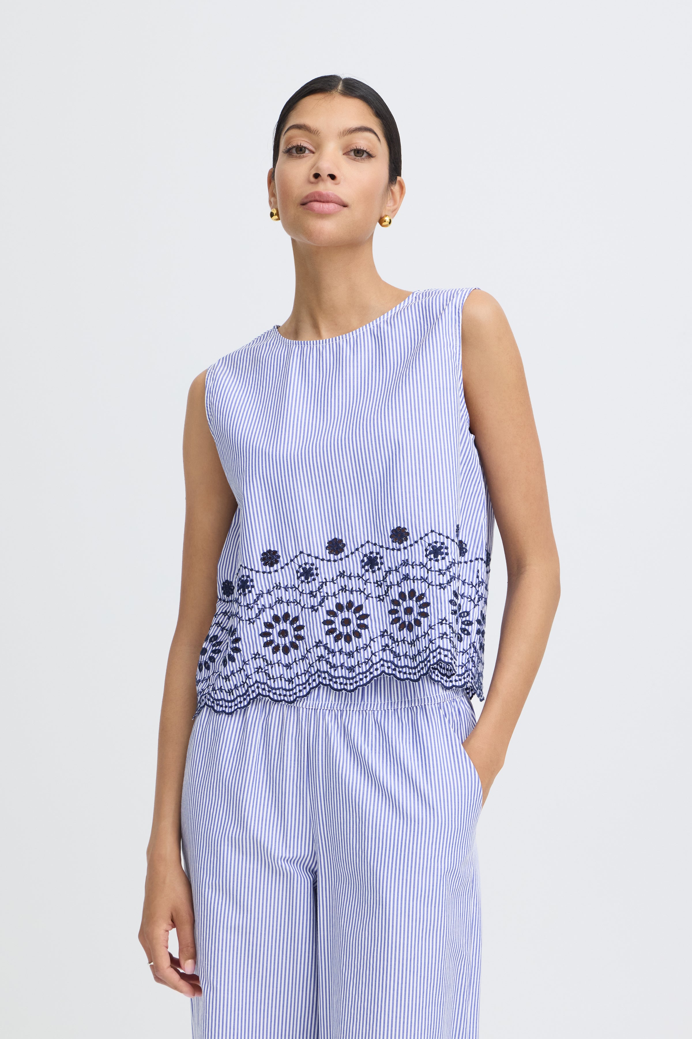 Inzi Embroidered Top by b.young
