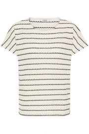 Siv Boat Neck Tee in Meteorite by b.young