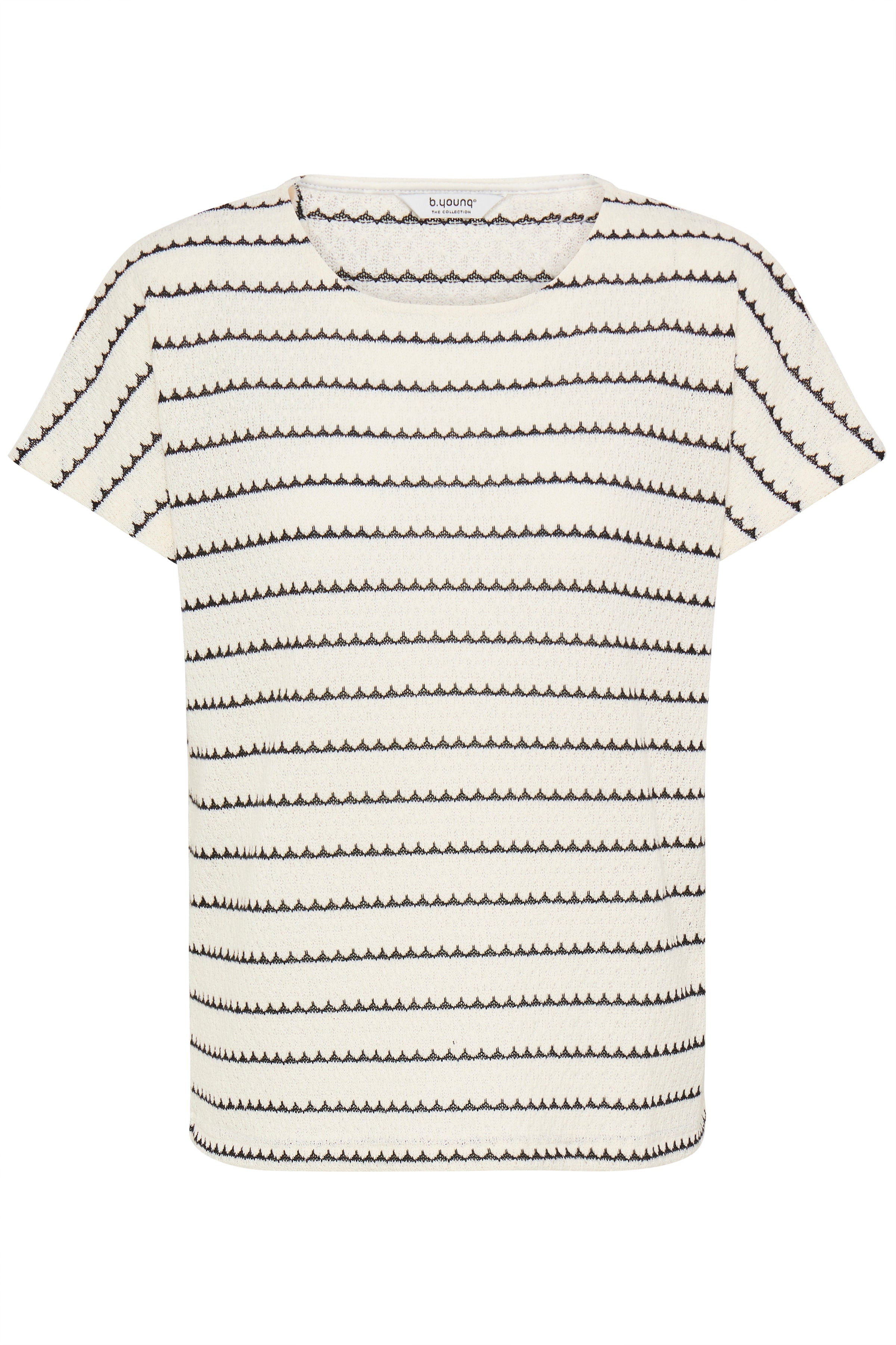 Siv Boat Neck Tee in Meteorite by b.young