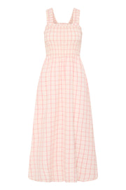 Genya Dress in Pink Check by b.young