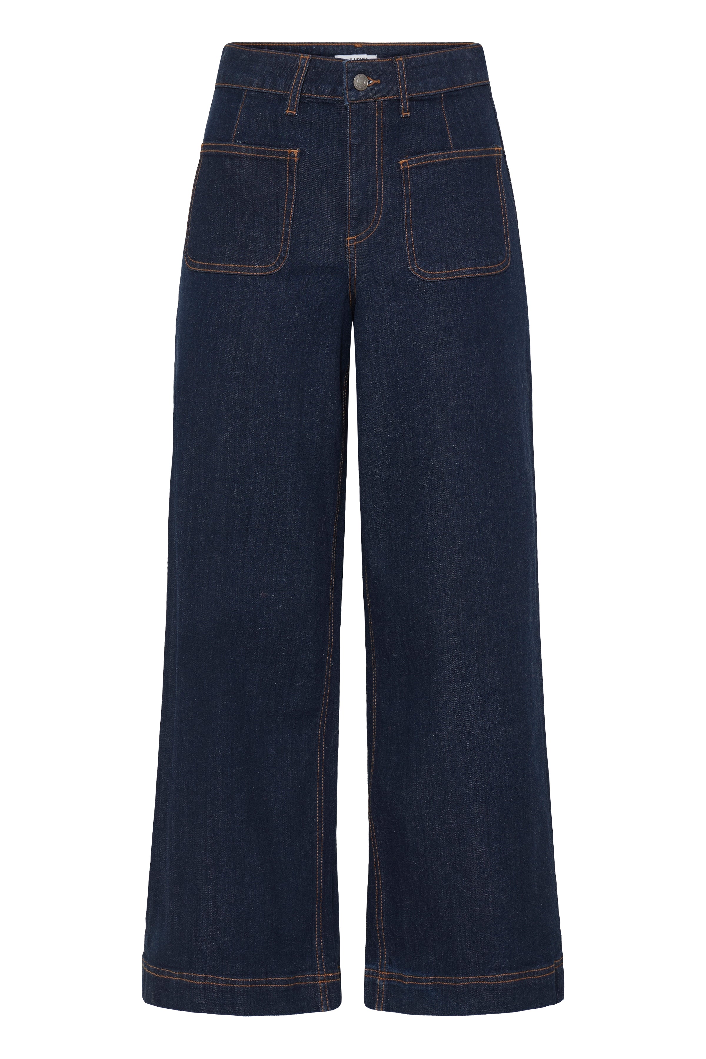 Komma Wide Jeans in Rinse Blue by b.young