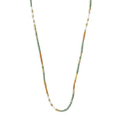 Alison Necklace in Brown & Gold by Pilgrim