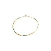 Alison Anklet in Brown & Gold by Pilgrim