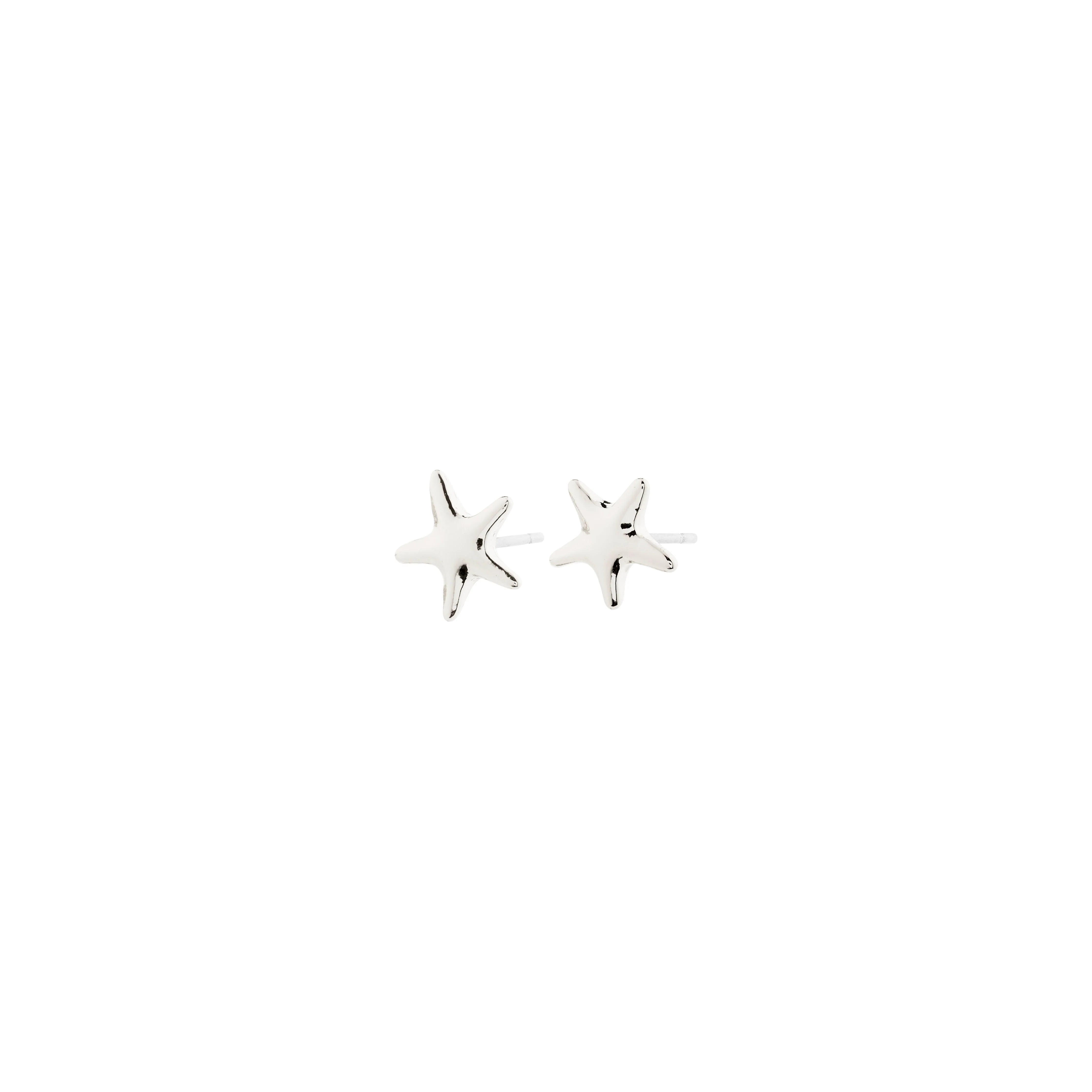 Andre Earrings in Silver by Pilgrim