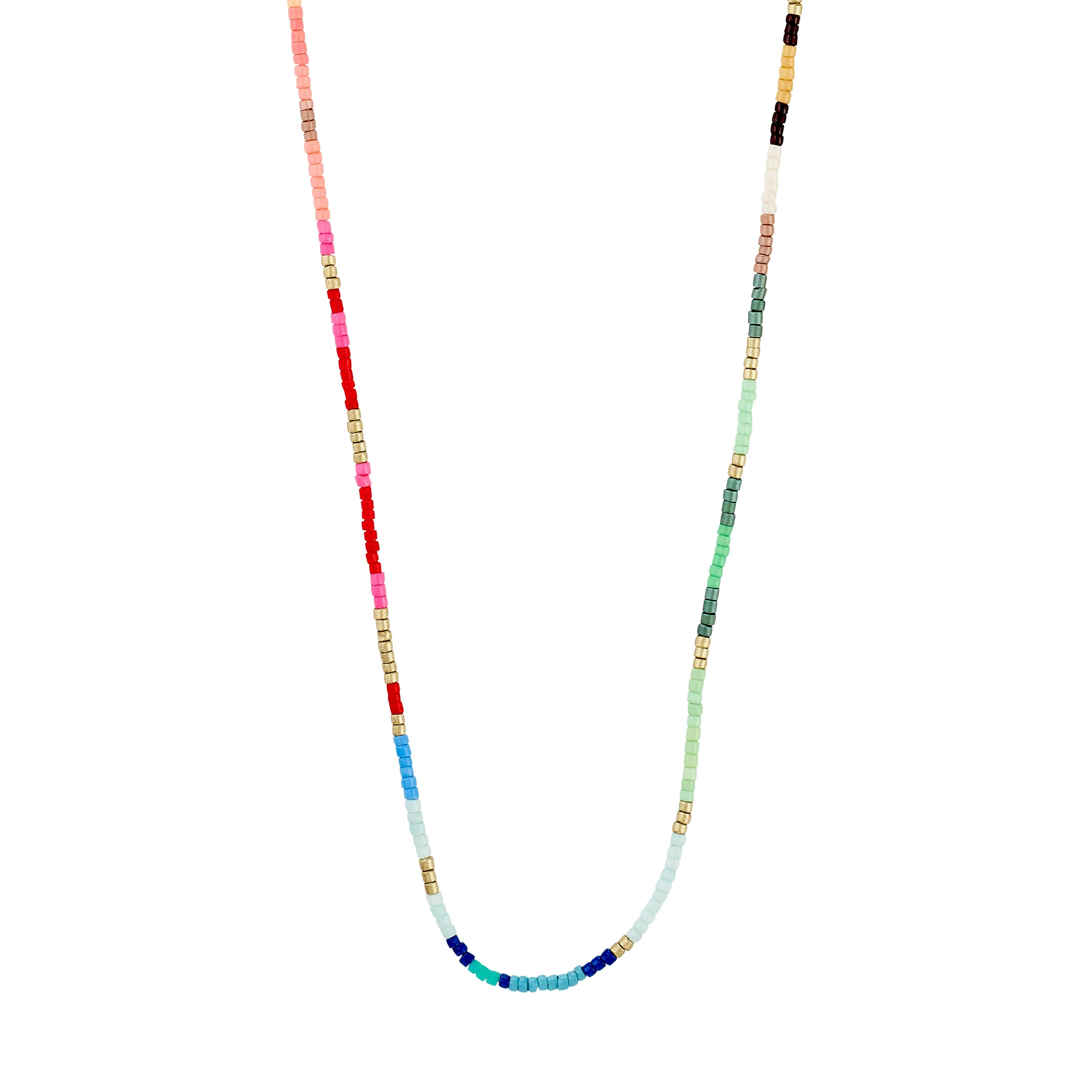 Alison Necklace in Multicolour & Gold by Pilgrim