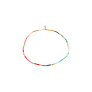 Alison Anklet in Multicolour & Gold by Pilgrim