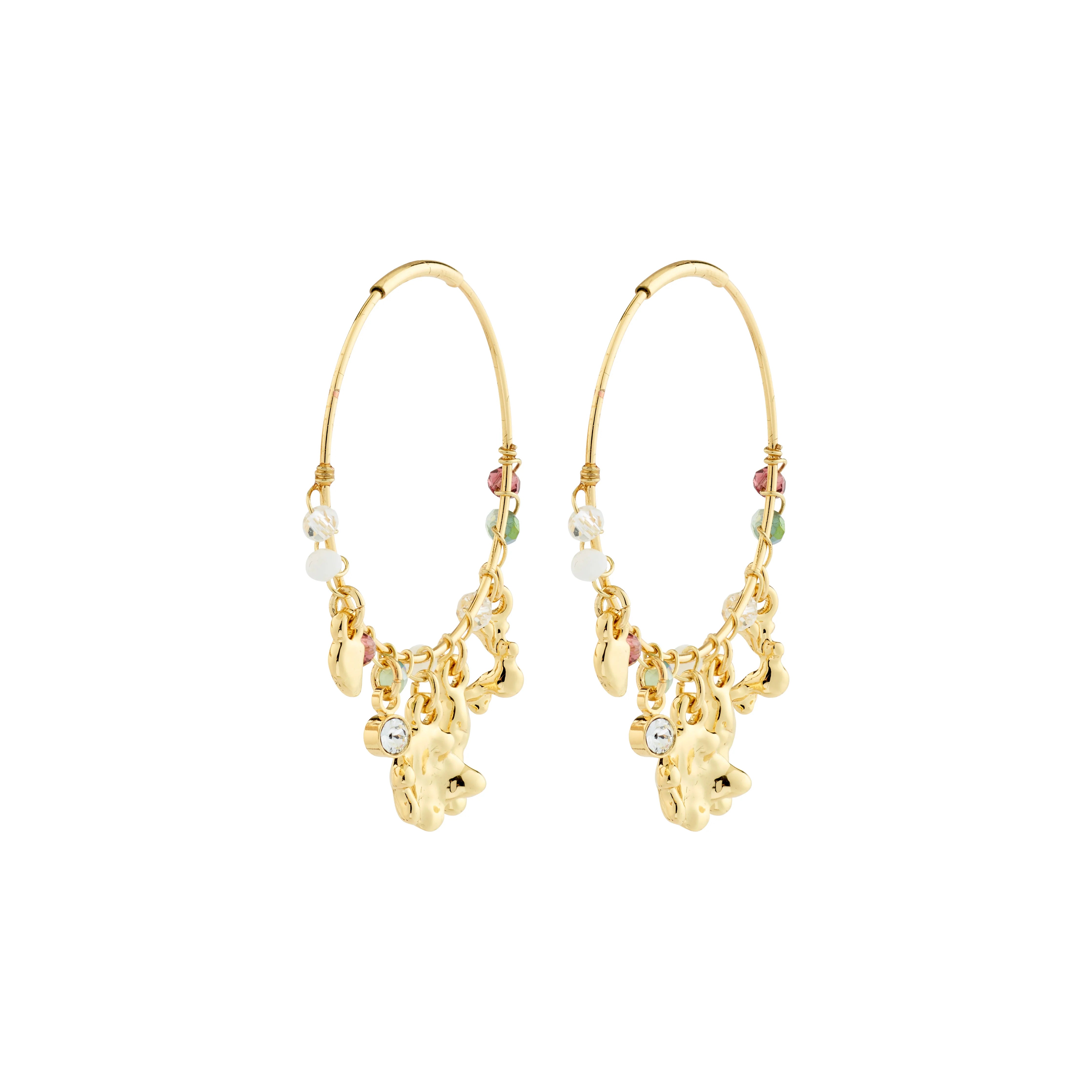 Tovin Earrings in Gold by Pilgrim