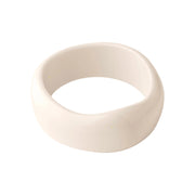 Aase Maxi Bangle in Ivory by Pilgrim