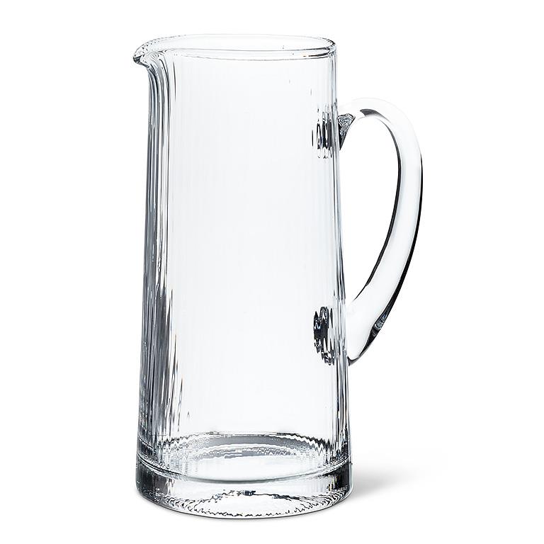 Optic Glass Jug