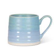 Ridged Mug in Light Blue