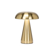 Metallic Mushroom LED Light in Gold