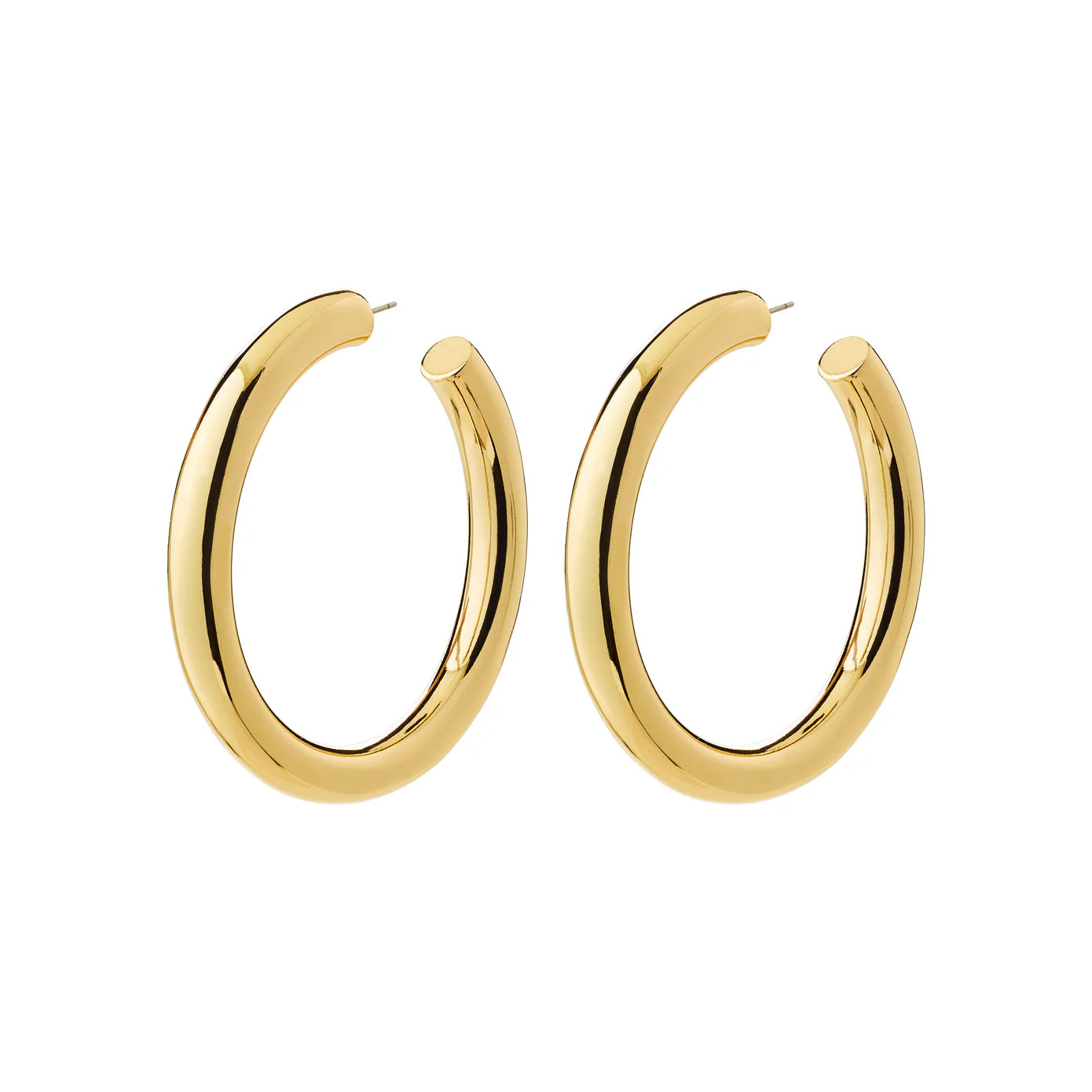 Tovin Hoop Earrings in Gold by Pilgrim
