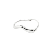 Evon Double Waterproof Ring in Silver by Pilgrim