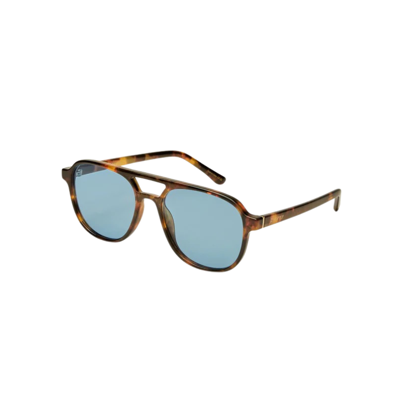 Tourist Tortoise Blue Sunglasses by Z Supply