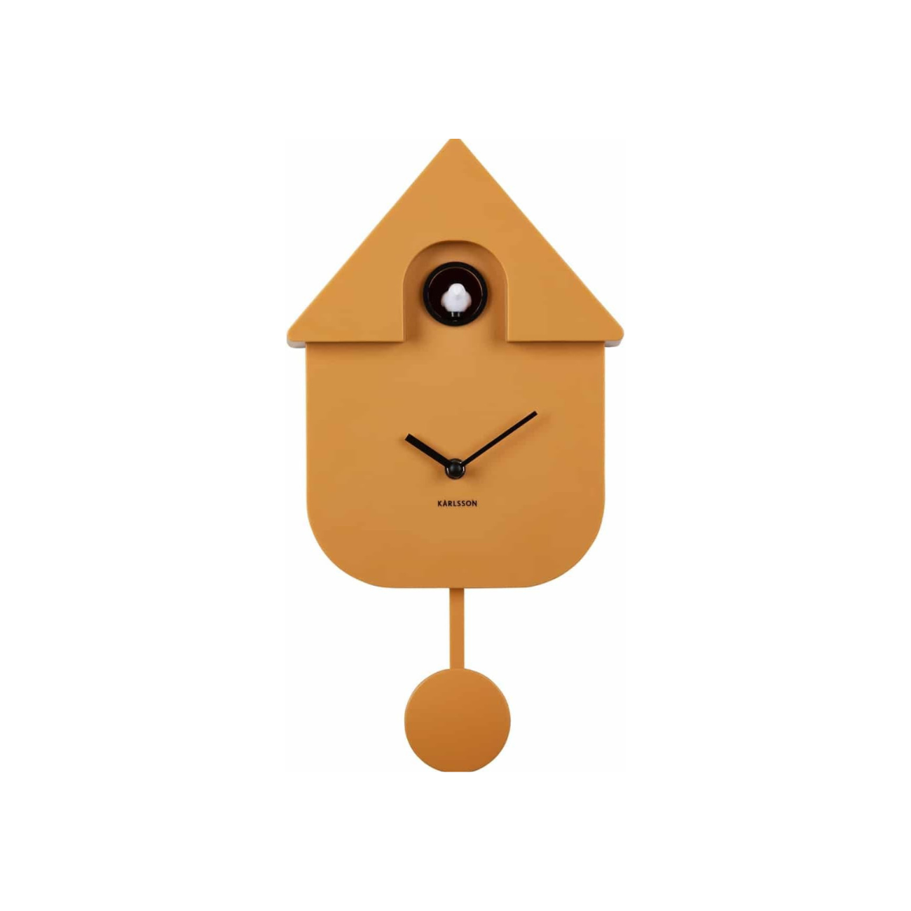 Karlsson Modern Cuckoo Clock in Ochre