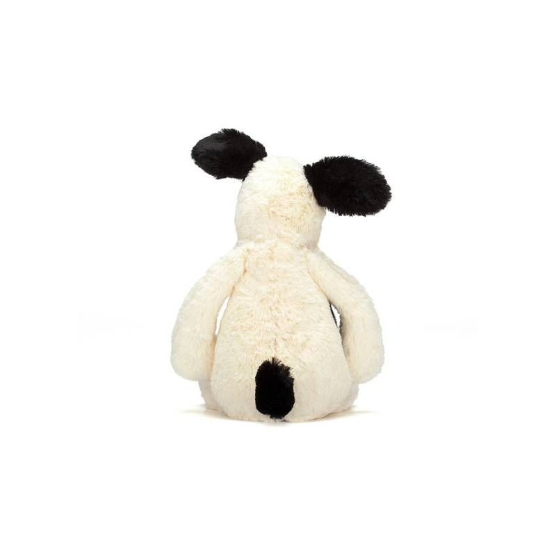 Jellycat Bashful Puppy Black & Cream Medium