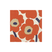 UNIKKO Cream Red Marimekko Cocktail Napkins
