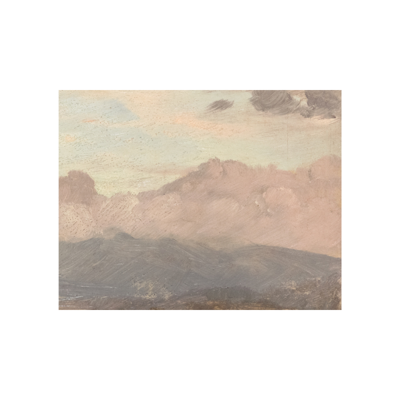 Hudson River School - Lake Katahdin 1870 - 18"x14"