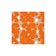 KEIDAS Orange Marimekko Cocktail Napkins