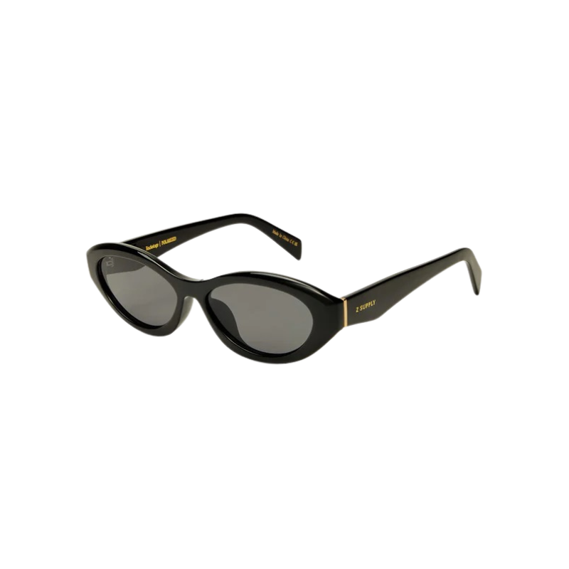 Backstage Polished Black Grey Sunglasses by Z Supply